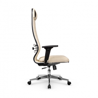 Кресло руководителя Мetta L 1m 40M/2D Infinity Easy Clean MPES Комплект 5 Молочное
