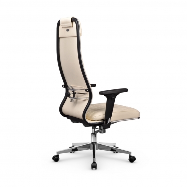 Кресло руководителя Мetta L 1m 40M/2D Infinity Easy Clean MPES Комплект 5 Молочное