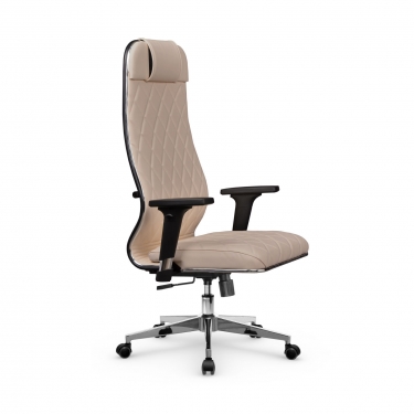 Кресло руководителя Мetta L 1m 40M/2D Infinity Easy Clean MPES Комплект 5 Темно-бежевое