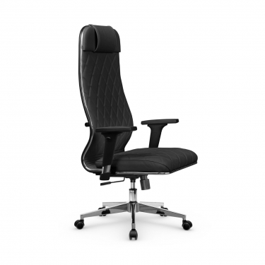 Кресло руководителя Мetta L 1m 40M/2D Infinity Easy Clean MPES Комплект 5 Черное