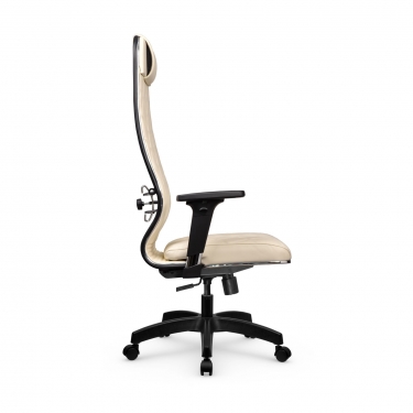 Кресло руководителя Мetta L 1m 40M/2D Infinity Easy Clean MPES Комплект 6 Молочное