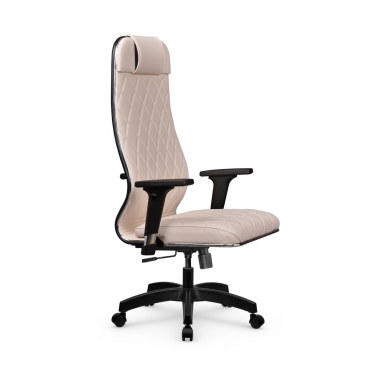 Кресло руководителя Мetta L 1m 40M/2D Infinity Easy Clean MPES Комплект 6 Светло-бежевое