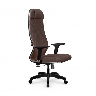 Кресло руководителя Мetta L 1m 40M/2D Infinity Easy Clean MPES Комплект 6 Темно-коричневое