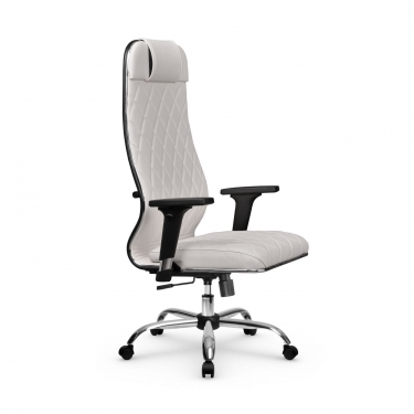 Кресло руководителя Мetta L 1m 40M/2D Infinity Easy Clean MPES Комплект 7 Белое