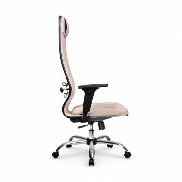 Кресло руководителя Мetta L 1m 40M/2D Infinity Easy Clean MPES Комплект 7 Светло-бежевое