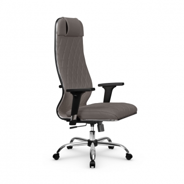 Кресло руководителя Мetta L 1m 40M/2D Infinity Easy Clean MPES Комплект 7 Серое