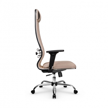 Кресло руководителя Мetta L 1m 40M/2D Infinity Easy Clean MPES Комплект 7 Темно-бежевое