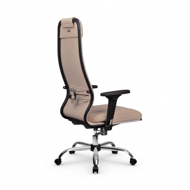 Кресло руководителя Мetta L 1m 40M/2D Infinity Easy Clean MPES Комплект 7 Темно-бежевое