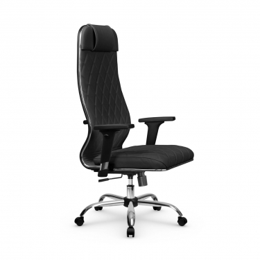 Кресло руководителя Мetta L 1m 40M/2D Infinity Easy Clean MPES Комплект 7 Черное
