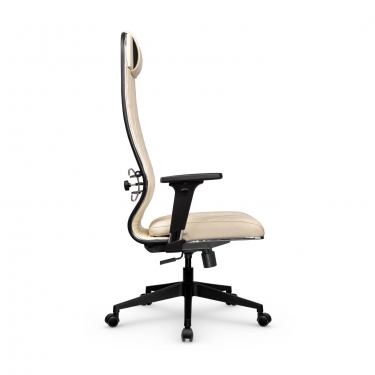 Кресло руководителя Мetta L 1m 40M/2D Infinity Easy Clean MPES Комплект 8 Молочное