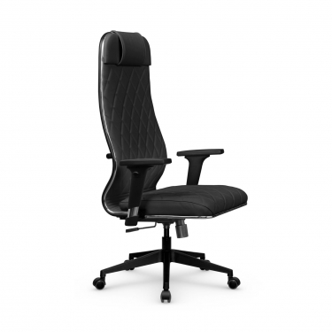 Кресло руководителя Мetta L 1m 40M/2D Infinity Easy Clean MPES Комплект 8 Черное