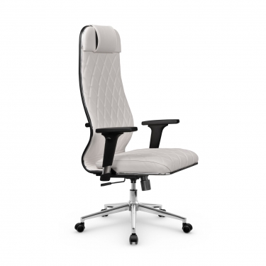 Кресло руководителя Мetta L 1m 40M/2D Infinity Easy Clean MPES Комплект 9 Белое