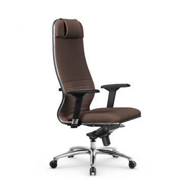 Кресло руководителя Мetta L 1m 38K2/4D Infinity Easy Clean MPES Комплект 1 Светло-коричневое