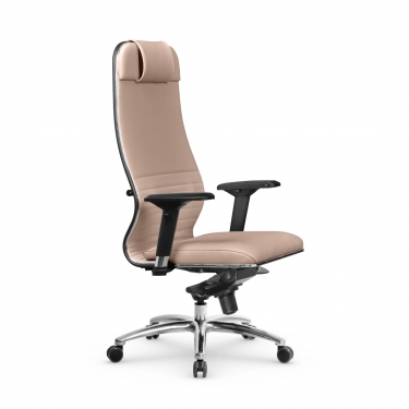 Кресло руководителя Мetta L 1m 38K2/4D Infinity Easy Clean MPES Комплект 1 Темно-бежевое