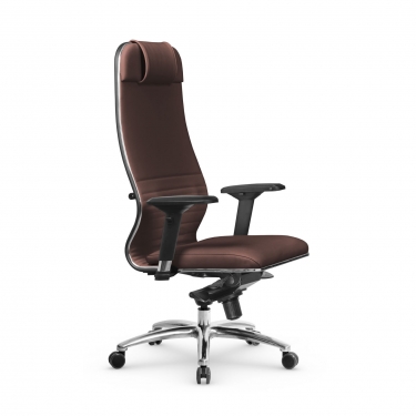 Кресло руководителя Мetta L 1m 38K2/4D Infinity Easy Clean MPES Комплект 1 Темно-коричневое