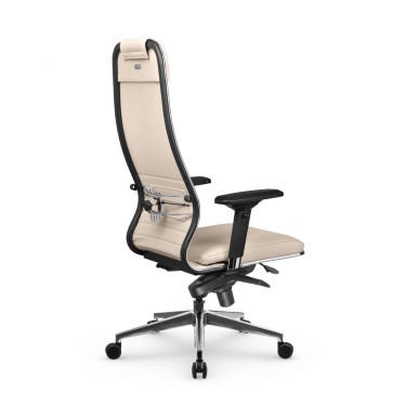 Кресло руководителя Мetta L 1m 38K2/4D Infinity Easy Clean MPES Комплект 2 Молочное