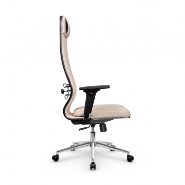 Кресло руководителя Мetta L 1m 40M/2D Infinity Easy Clean MPES Комплект 9 Светло-бежевое