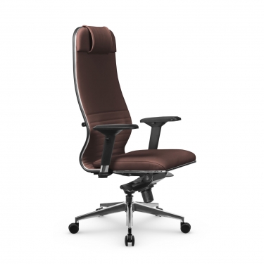 Кресло руководителя Мetta L 1m 38K2/4D Infinity Easy Clean MPES Комплект 2 Темно-коричневое