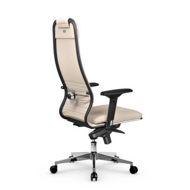 Кресло руководителя Мetta L 1m 38K2/4D Infinity Easy Clean MPES Комплект 3 Молочное