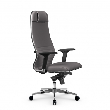 Кресло руководителя Мetta L 1m 38K2/4D Infinity Easy Clean MPES Комплект 3 Серое