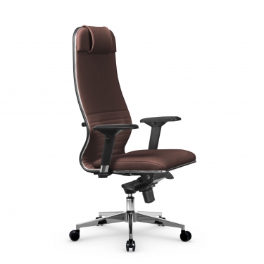 Кресло руководителя Мetta L 1m 38K2/4D Infinity Easy Clean MPES Комплект 3 Темно-коричневое
