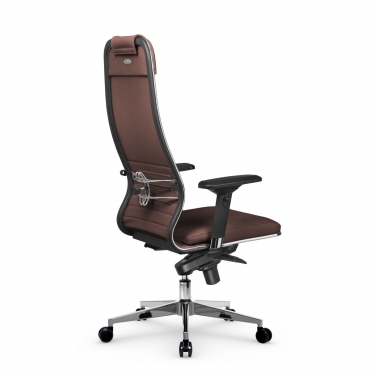 Кресло руководителя Мetta L 1m 38K2/4D Infinity Easy Clean MPES Комплект 3 Темно-коричневое