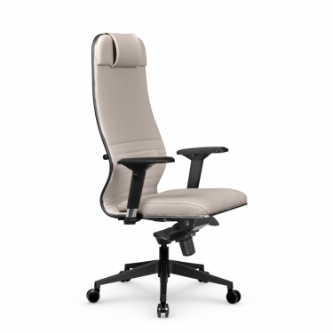 Кресло руководителя Мetta L 1m 38K2/4D Infinity Easy Clean MPES Комплект 4 Светло-бежевое