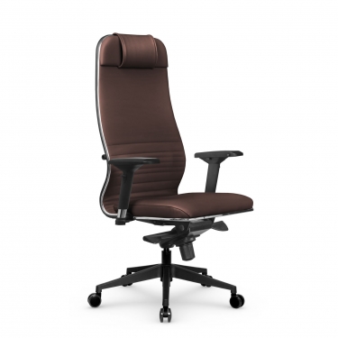 Кресло руководителя Мetta L 1m 38K2/4D Infinity Easy Clean MPES Комплект 4 Темно-коричневое
