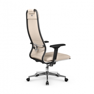 Кресло руководителя Мetta L 1m 38K2/4D Infinity Easy Clean MPES Комплект 5 Молочное