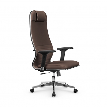 Кресло руководителя Мetta L 1m 38K2/4D Infinity Easy Clean MPES Комплект 5 Светло-коричневое