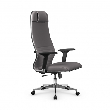 Кресло руководителя Мetta L 1m 38K2/4D Infinity Easy Clean MPES Комплект 5 Серое
