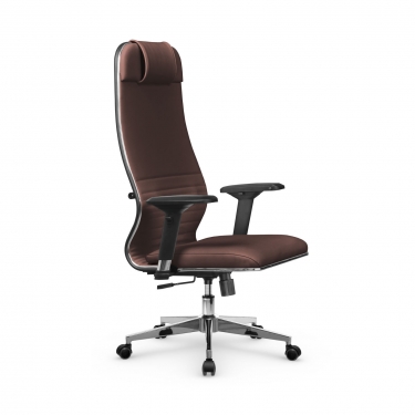 Кресло руководителя Мetta L 1m 38K2/4D Infinity Easy Clean MPES Комплект 5 Темно-коричневое