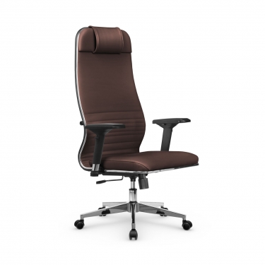 Кресло руководителя Мetta L 1m 38K2/4D Infinity Easy Clean MPES Комплект 5 Темно-коричневое