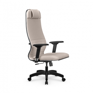 Кресло руководителя Мetta L 1m 38K2/4D Infinity Easy Clean MPES Комплект 6 Светло-бежевое