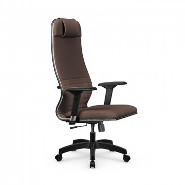 Кресло руководителя Мetta L 1m 38K2/4D Infinity Easy Clean MPES Комплект 6 Светло-коричневое