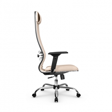 Кресло руководителя Мetta L 1m 38K2/4D Infinity Easy Clean MPES Комплект 7 Молочное