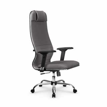 Кресло руководителя Мetta L 1m 38K2/4D Infinity Easy Clean MPES Комплект 7 Серое