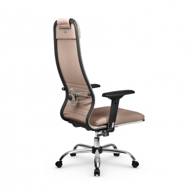 Кресло руководителя Мetta L 1m 38K2/4D Infinity Easy Clean MPES Комплект 7 Темно-бежевое