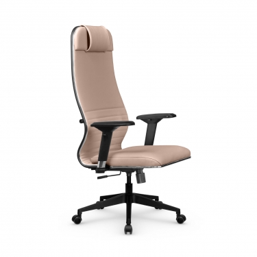 Кресло руководителя Мetta L 1m 38K2/4D Infinity Easy Clean MPES Комплект 8 Темно-бежевое