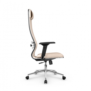 Кресло руководителя Мetta L 1m 38K2/4D Infinity Easy Clean MPES Комплект 9 Молочное