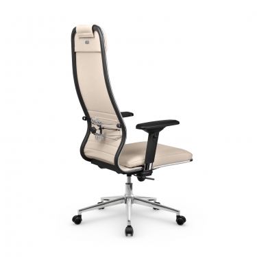 Кресло руководителя Мetta L 1m 38K2/4D Infinity Easy Clean MPES Комплект 10 Молочное