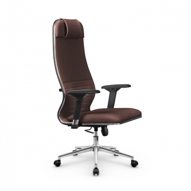 Кресло руководителя Мetta L 1m 38K2/4D Infinity Easy Clean MPES Комплект 10 Темно-коричневое