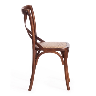 Стул Tetchair CROSS mod.CB2001 дерево береза, Темный Орех 5