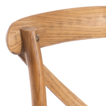 Стул с подлокотниками Tetchair CROSS mod.CB2008 дерево береза, Груша 3