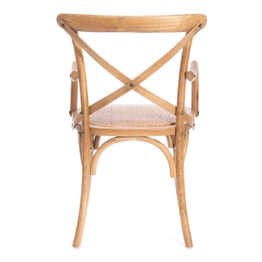 Стул с подлокотниками Tetchair CROSS mod.CB2008 дерево береза, Груша 3