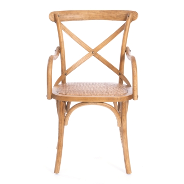 Стул с подлокотниками Tetchair CROSS mod.CB2008 дерево береза, Груша 3
