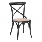 Стул Tetchair CROSS mod.CB2001 дерево береза, черный