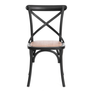 Стул Tetchair CROSS mod.CB2001 дерево береза, черный