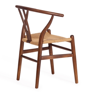 Стул Tetchair WISHBONE mod.CB2212 дерево вяз, 5750.579.5, Темный Орех 5
