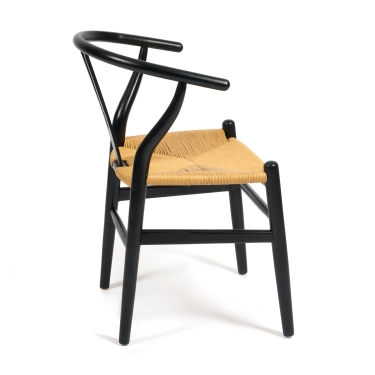 Стул Tetchair WISHBONE mod.CB2212 дерево вяз, 5750.579.5, черный